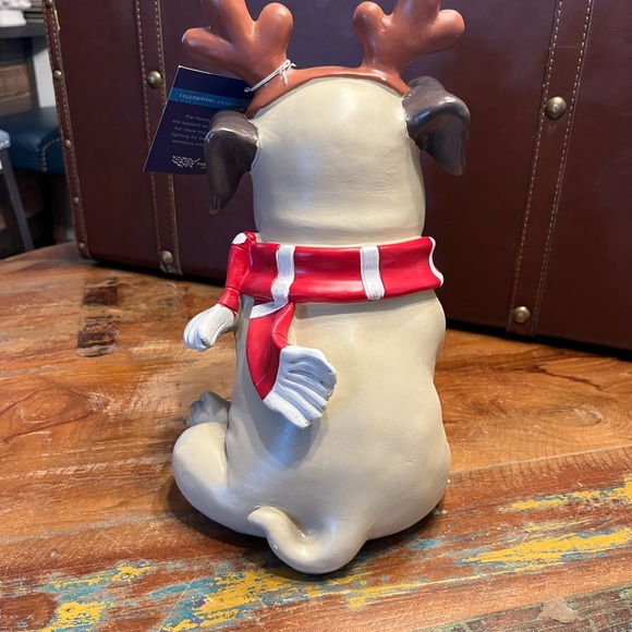 NWT Christmas Pug Statue - Picture 4 of 4